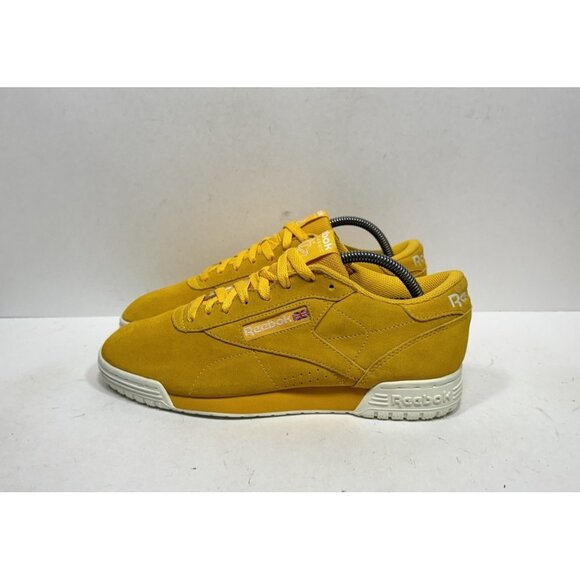 Sample Reebok Exofit Lo Clean Logo TRC Gold Suede Shoes Men’s Size 9 CN3507 - Picture 3 of 9